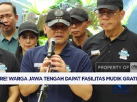Video: Ahmad Luthfi Lepas Mudik Gratis Moda Kereta Api