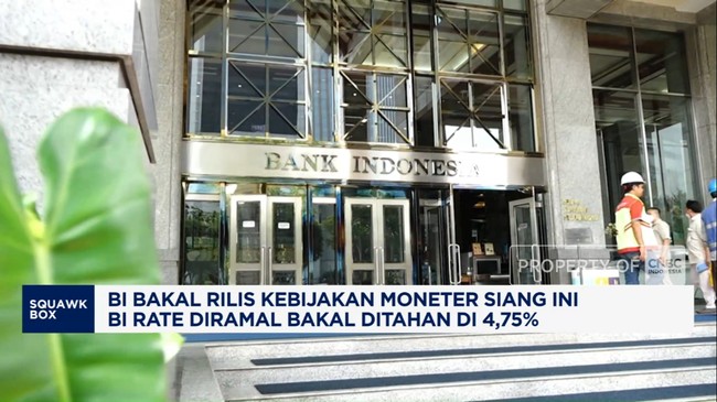 Video: BI Gelar Konpers RDG Hari Ini, BI Rate Diramal Tetap 4,75%
