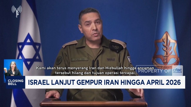 Video: Israel Lanjut Gempur Iran hingga April 2026