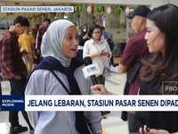 Video: Jelang Lebaran, Stasiun Pasar Senen Dipadati Pemudik