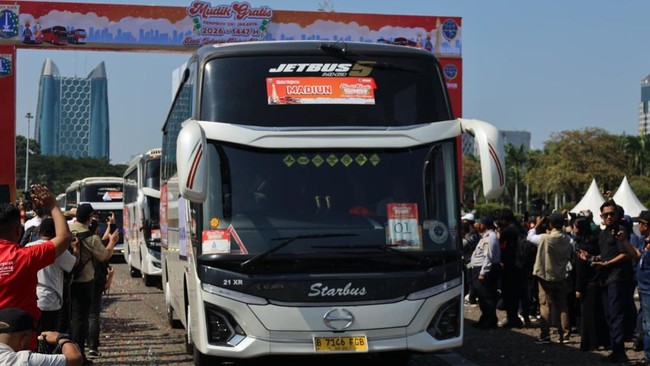 Dukung Program Mudik Gratis, PAM JAYA Sediakan 15 Unit Bus