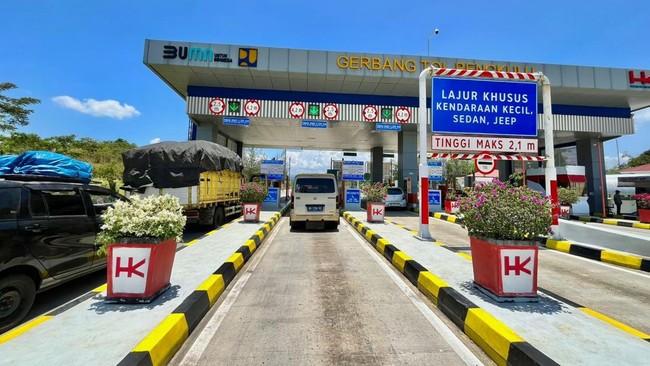 Mulai Ramai Pemudik, Volume Kendaraan di Tol Trans Sumatra Naik 55,54%