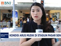 Laporan Arus Mudik di Stasiun Pasar Senen