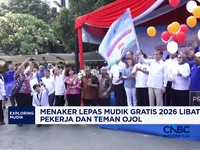 Video:Menaker Yassierli Lepas Mudik 2026 Libatkan Pekerja & Teman Ojol