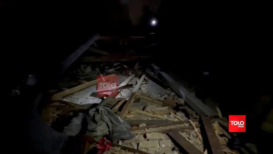 Kondisi rumah sakit rehabilitasi pengguna narkoba yang hancur akibat serangan udara Pakistan di Kabul, Afghanistan, Selasa (17/3/2026). (REUTERS/Sayed Hassib)