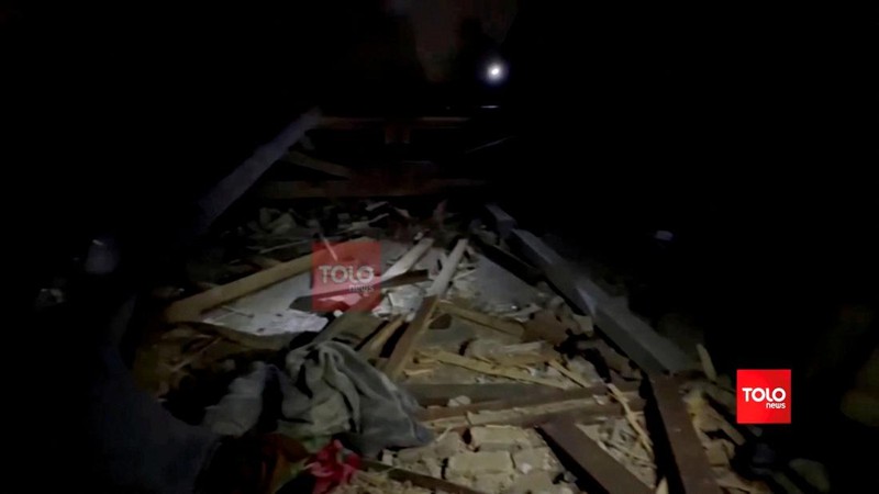 Kondisi rumah sakit rehabilitasi pengguna narkoba yang hancur akibat serangan udara Pakistan di Kabul, Afghanistan, Selasa (17/3/2026). (REUTERS/Sayed Hassib)