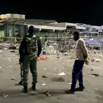 Penampakan Horor Bom Hantam Pasar dan RS, Korban Berjatuhan