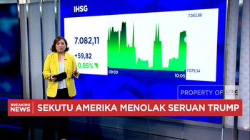 Video: Sekutu Amerika Tolak Seruan Trump - IHSG Menguat Lebih Dari 1%
