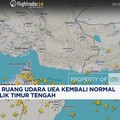 Video: Sempat Ditutup Efek Perang, Ruang Udara UEA Kembali Normal