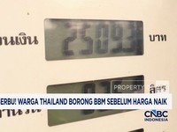 Video: SPBU Diserbu! Warga Thailand Borong BBM Sebelum Harga Naik
