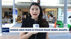 Video: Stasiun Kereta Api  Senen Diserbu Pemudik Jelang Lebaran