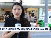 Video: Stasiun Kereta Api  Senen Diserbu Pemudik Jelang Lebaran