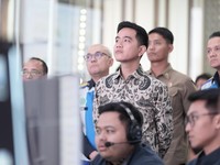 Gibran Datangi Jasamarga Tollroad Command Center, Pantau Arus Mudik!