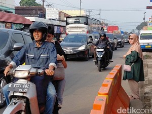 Video H+7 Lebaran, Jalur Limbangan-Malangbong Garut Padat