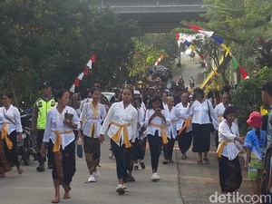 Umat Hindu di Gumukrejo Boyolali Arak 2 Ogoh-ogoh Jelang Perayaan Nyepi