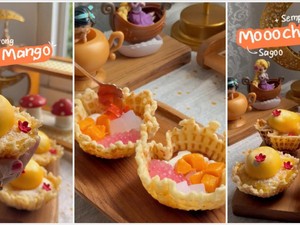Resep Semprong Mooochii Mango Sagoo yang Cantik Buat Takjil