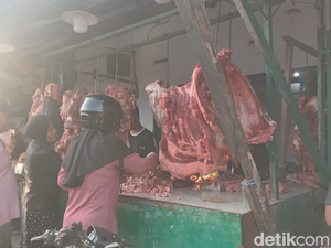 Jelang Lebaran, Harga Daging Sapi di Pasar Sukaramai Medan Capai Rp 150 Ribu/Kg