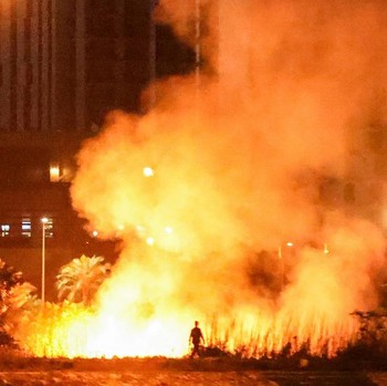 Detik-Detik Serangan Drone Hantam Kedubes AS di Baghdad