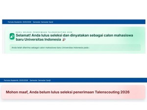 Status Peserta Talent Scouting UI Berubah dari Lulus Jadi Belum Lulus, Ada Apa?
