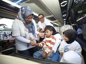 TelkomGroup Berangkatkan Ribuan Pemudik ke Berbagai Kota di Jawa-Sumatera