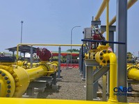 Wakil Menteri Energi dan Sumber Daya Mineral (ESDM) Yuliot Tanjung didampingi Direktur Jenderal Minyak dan Gas Bumi Laode Sulaeman pada hari Rabu (18/3/2026), meresmikan Pengaliran Gas Bumi (Gas-in) Pipa Transmisi Gas Bumi Ruas Cirebong-Semarang Taha
