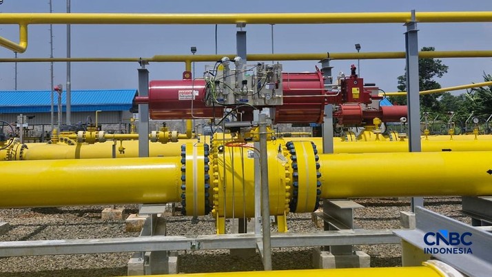 Wakil Menteri Energi dan Sumber Daya Mineral (ESDM) Yuliot Tanjung didampingi Direktur Jenderal Minyak dan Gas Bumi Laode Sulaeman pada hari Rabu (18/3/2026), meresmikan Pengaliran Gas Bumi (Gas-in) Pipa Transmisi Gas Bumi Ruas Cirebong-Semarang Taha
