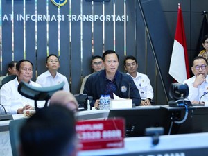 Cek Arus Mudik di Kemenhub, AHY: Meski Ada Dinamika, Tetap Terkendali