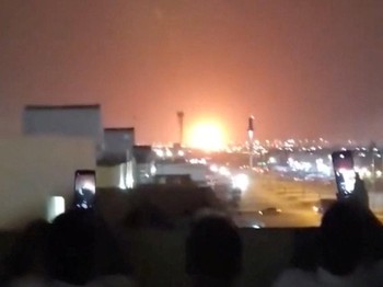 Detik-Detik Ledakan Proyektil Iran Guncang Riyadh Ibu Kota Arab Saudi