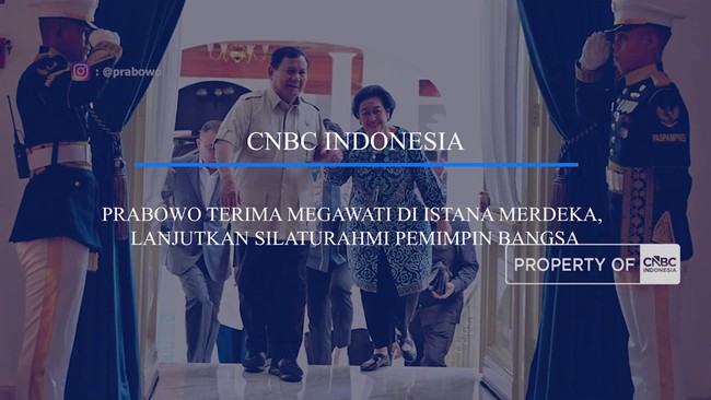 Prabowo dan Megawati Bersilaturahmi di Istana
