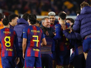 Wejangan Flick Bikin Barca Ngamuk di Babak Kedua