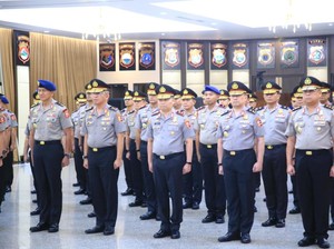 47 Pati Polri Naik Pangkat Termasuk Komjen Achmad Kartiko, Ini Daftar Lengkapnya
