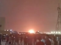 Ledakan terjadi di Riyadh menyusul serangkaian serangan rudal yang menargetkan ibu kota Saudi. (Tangkapan Lyar Video/X)