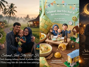 5 Prompt AI Kartu Lebaran Unik, Bikin Ucapan Makin Berkesan