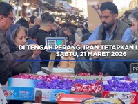 Video: Di Tengah Perang, Iran Tetapkan Lebaran Sabtu, 21 Maret 2026