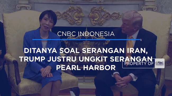 Ditanya soal serangan Iran, Trump justru ungkit serangan Pearl Harbor