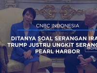 Ditanya soal serangan Iran, Trump justru ungkit serangan Pearl Harbor