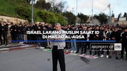 Video: Israel Larang Muslim Salat Id di Masjid Al-Aqsa