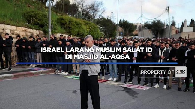 Video: Israel Larang Muslim Salat Id di Masjid Al-Aqsa
