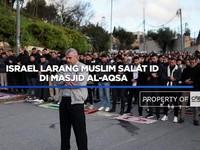 Video: Israel Larang Muslim Salat Id di Masjid Al-Aqsa