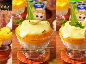 Resep Mooochii Mango Sticky Rice Bowl ala Thailand yang Legit