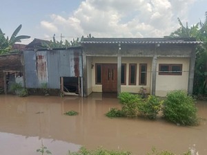 Banjir di Mojokerto Meluas ke 4 Desa, 536 Rumah Terdampak