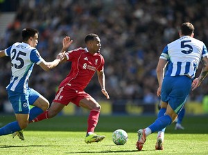 Brighton Vs Liverpool: Si Merah Keok 1-2