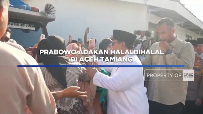 Video: Prabowo Adakan Halalbihalal di Aceh Tamiang