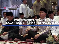 Video: Wapres Gibran Laksanakan Salat Idulfitri di Masjid Istiqlal