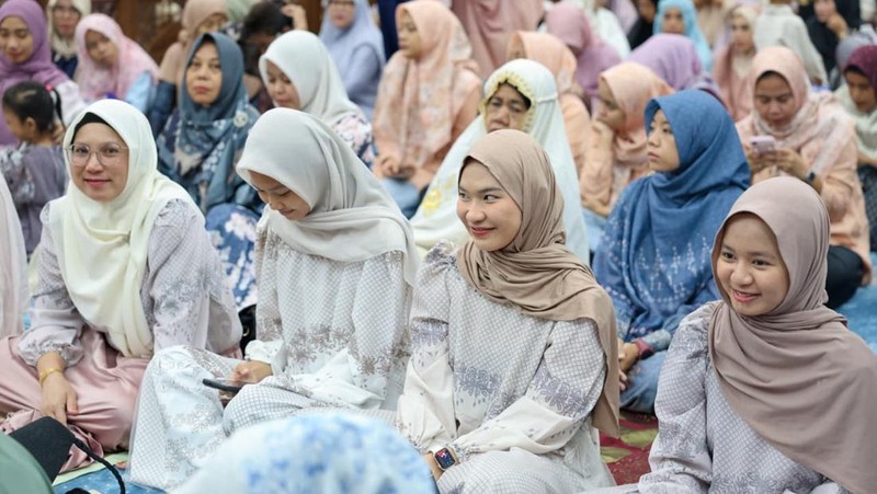 Masjid Negara di Ibu Kota Nusantara (IKN) untuk pertama kalinya menyelenggarakan Salat Idulfitri 1447 Hijriah pada 1 Syawal yang jatuh pada Sabtu (21/3/2026). (Dok. Humas Otorita Ibu Kota Nusantara)