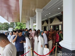 Open House Gubernur Sumsel Dipadati Ribuan Tamu