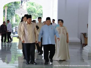SBY dan Keluarga Sambangi Istana, Halalbihalal dengan Prabowo