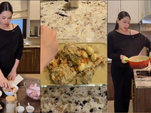 Jago! Alyssa Daguise Masak Opor Ayam buat Suguhan Lebaran