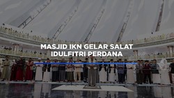 Video: Masjid IKN Gelar Salat Idulfitri Perdana