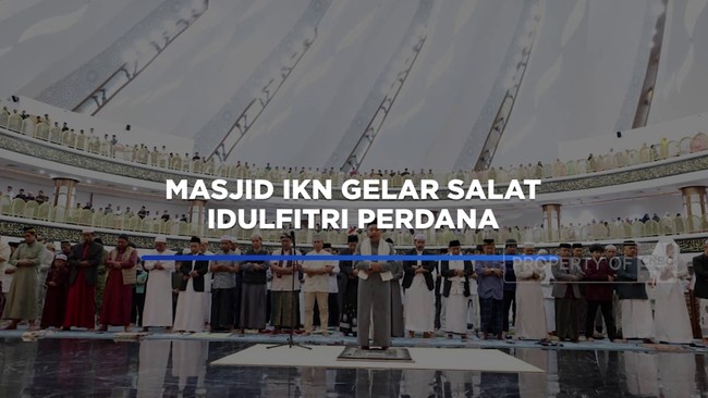 Video: Masjid IKN Gelar Salat Idulfitri Perdana